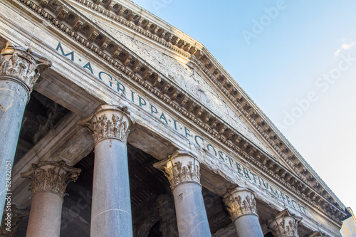 entrance of pantheon