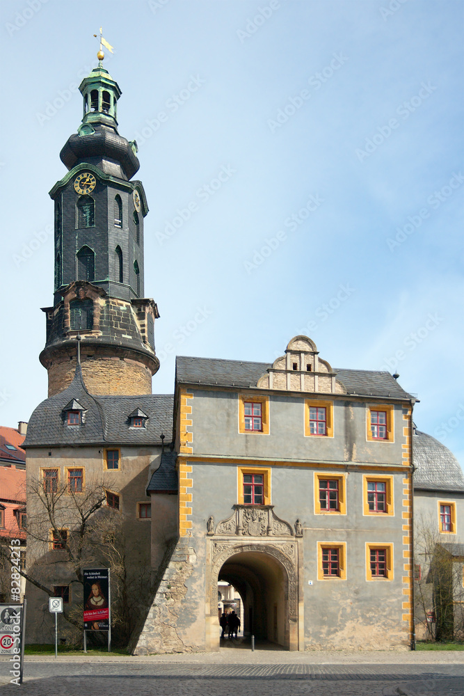 Weimar City Castle. Tower and Bastille, Germany