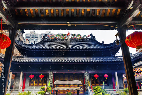 Buddhist Temple of Six Banyan Tianwang Hall Guangzhou China photo