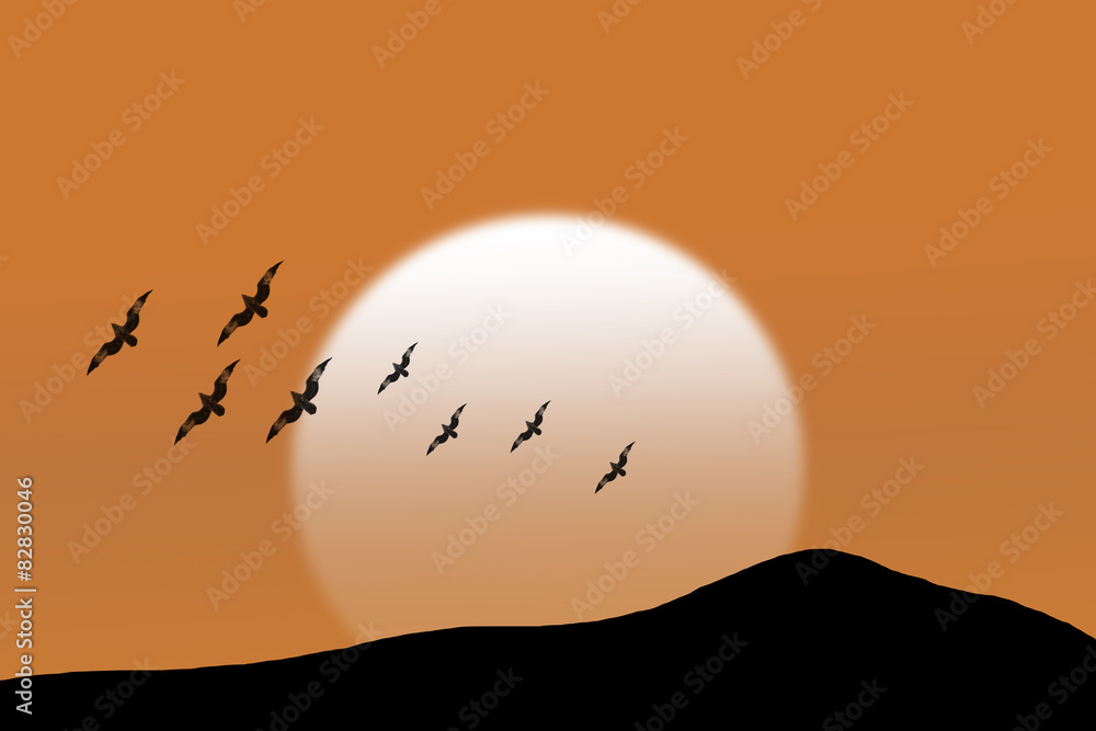 Fototapeta premium sunset