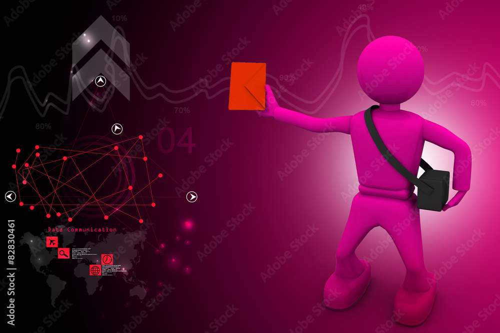 Fototapeta premium Mail delivery