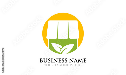 Houseplant Store Logo Template