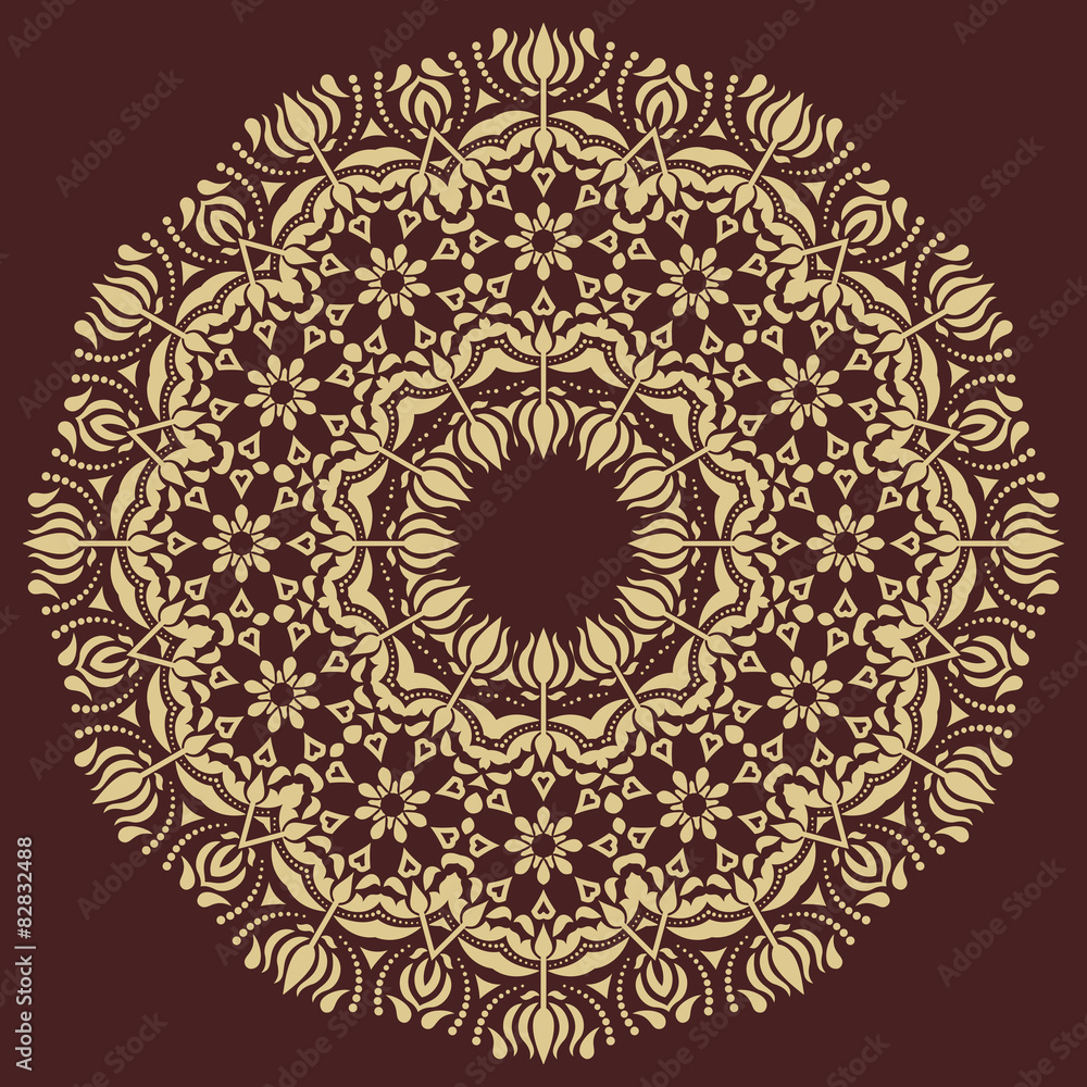 Orient Abstract Vector Pattern Orient Abstract Vector Pattern