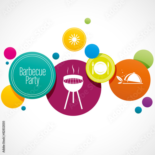 affiche "soirée barbecue"