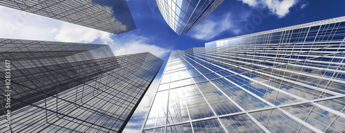 Office Building, Skyscraper against the sky