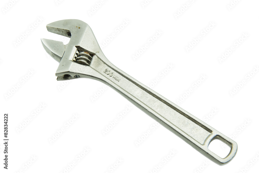 rusty spanner isolated on white background rusty spanner isolated on white background