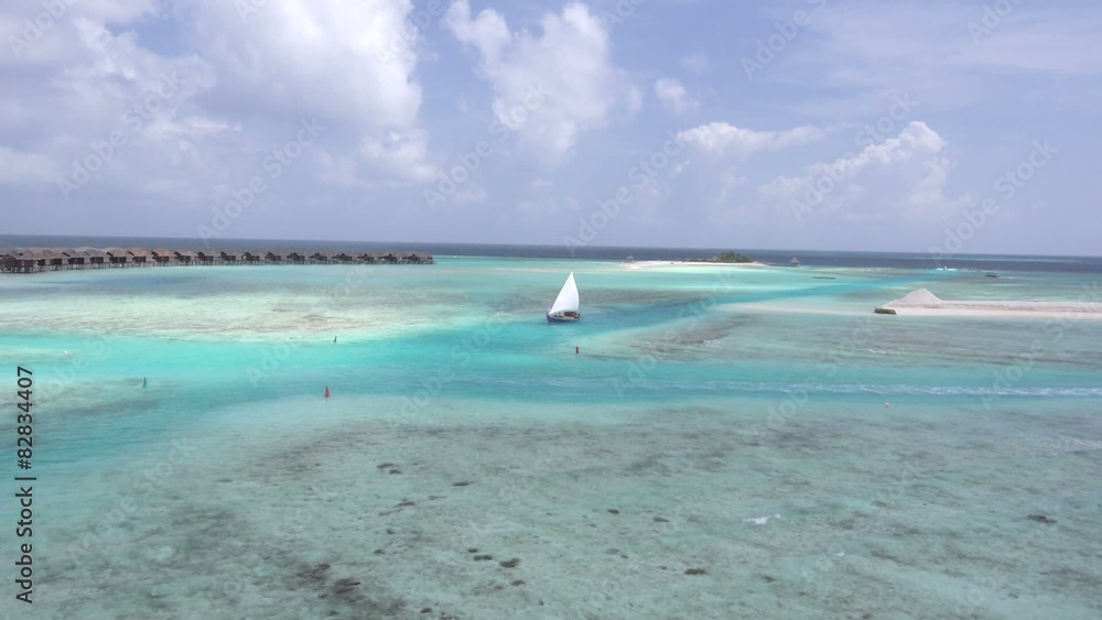 Aerial view of beautiful Maldives islands
Aerial view of beautiful Maldives islands