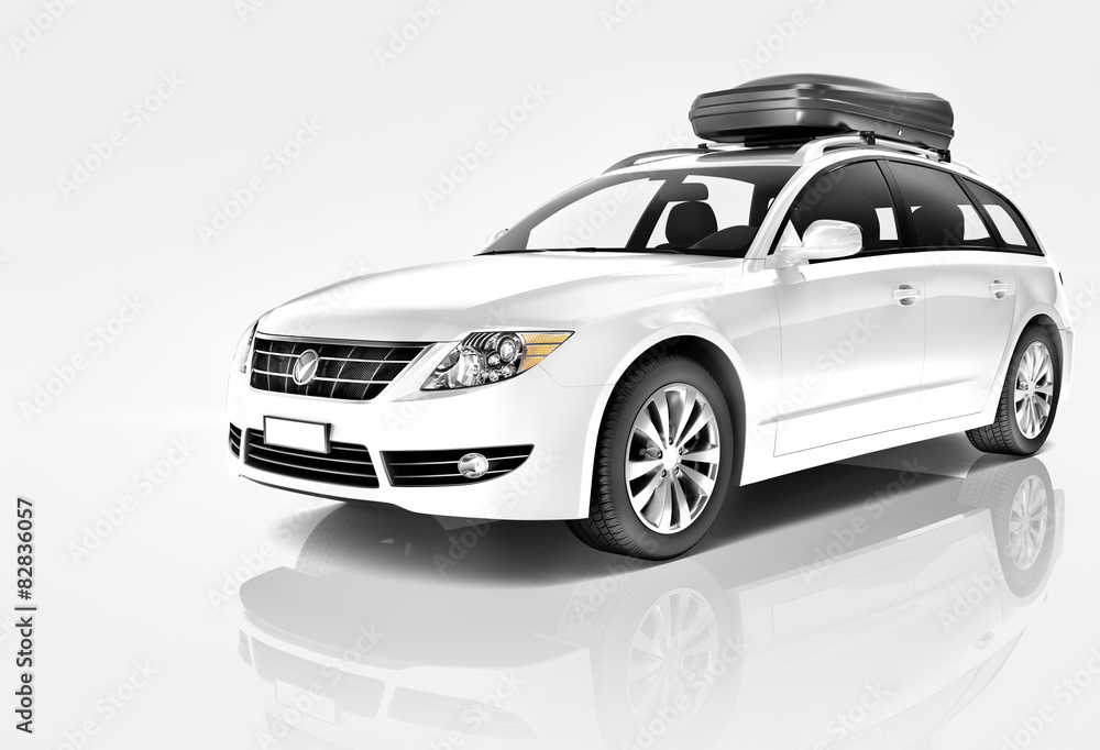 Naklejka premium Car Automobile Contemporary Drive Driving Vehicle Transportation