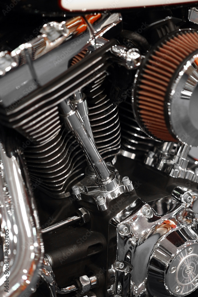 Fototapeta premium Motorcycle engine