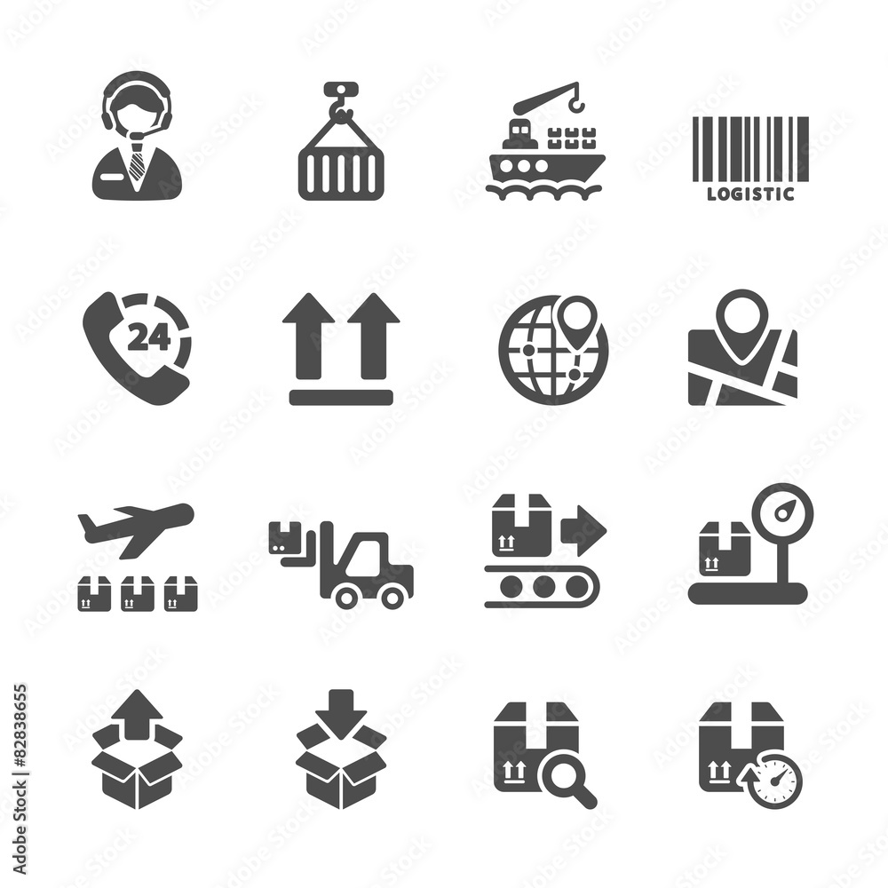 logistic icon set 2, vector eps10 logistic icon set 2, vector eps10