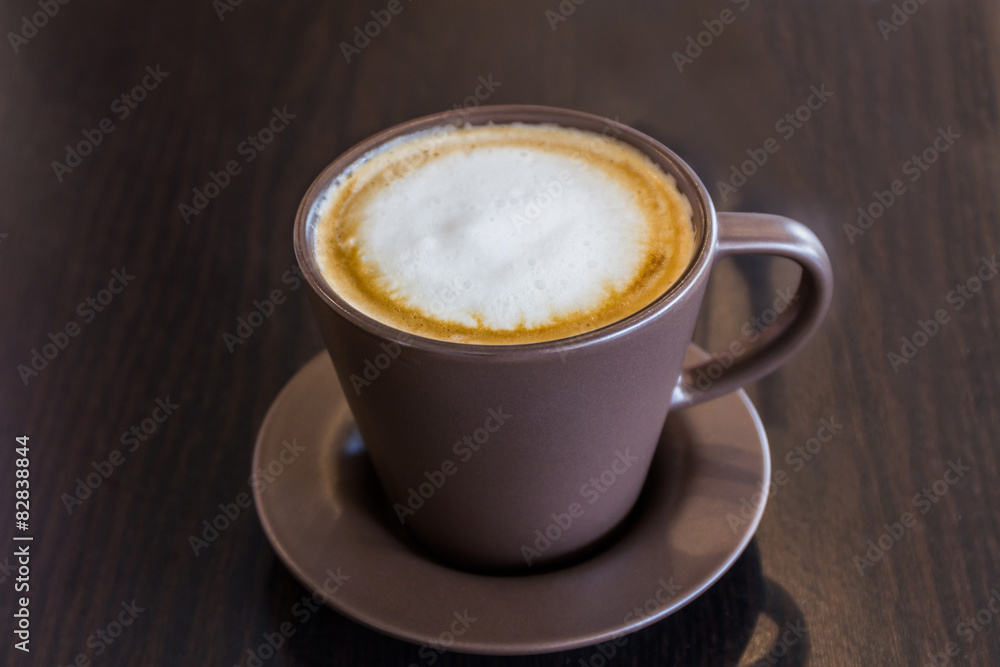 Coffee cup on the table Coffee cup on the table