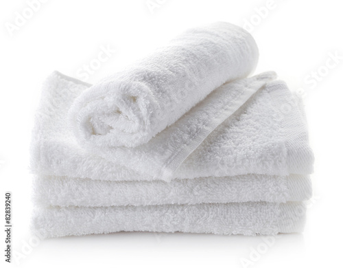 Slika na platnu stack of white spa towels