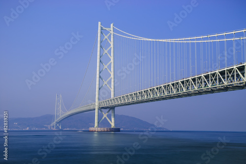 Akashi Kaikyo Bridge, Kobe, Japan © lkunl