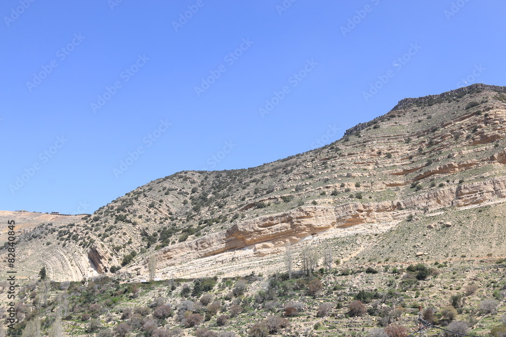 Mountains of the Dana Nature Reserve, Jordan