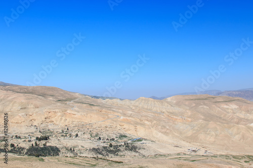 View of Jordanian desert