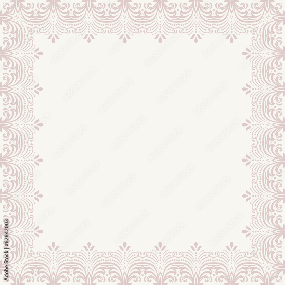 Floral Vector Fine Frame