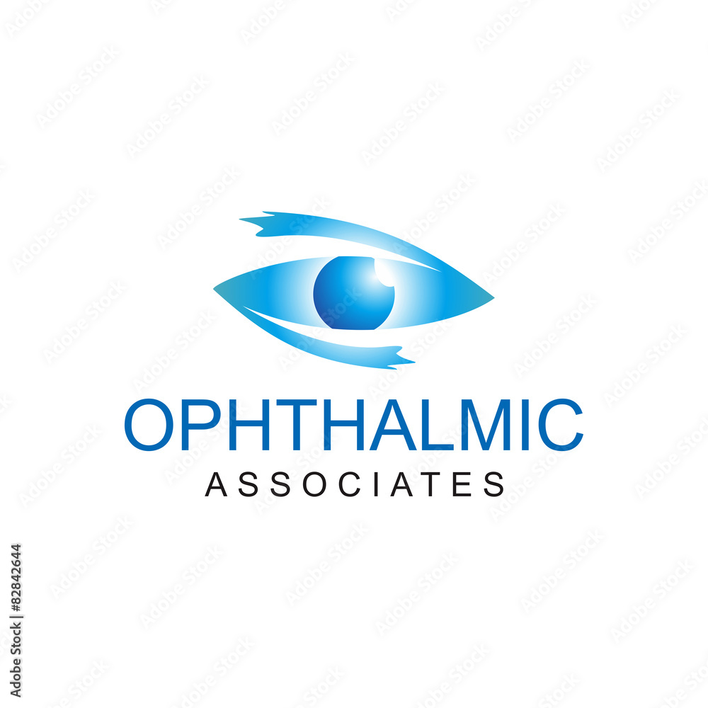 eye optic vision abstrac logo company eye optic vision abstrac logo company