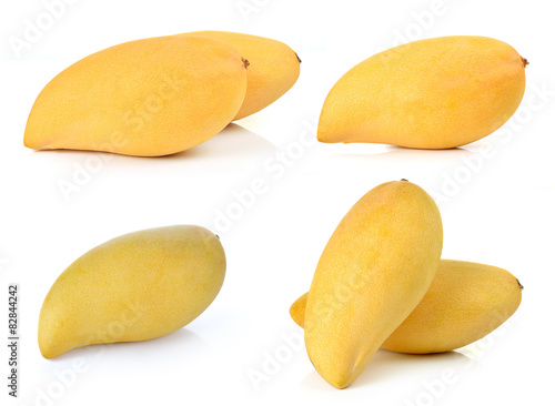 mango on white background