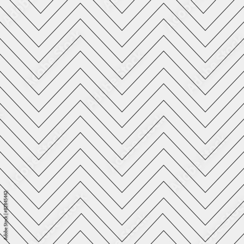 Seamless simple monochrome minimalistic pattern. Zig zag