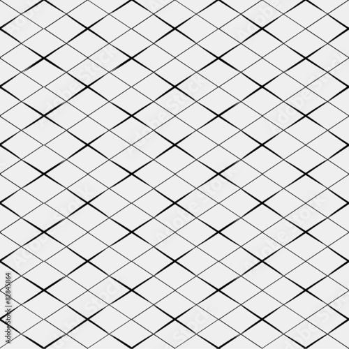 Repeating geometric tiles of rhombuses or triangles