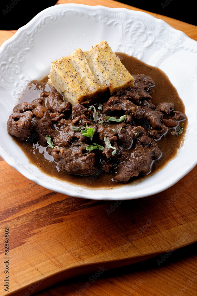 Goulash with dumplings Goulash with dumplings