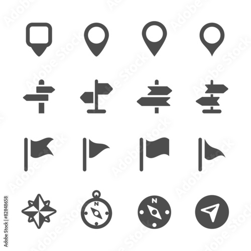 map icon set 3, vector eps10