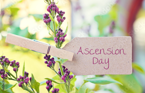 Fotografie nature greeting card background - Ascension Day