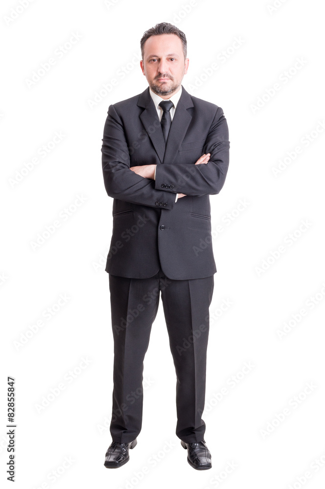 Confident business man standing Confident business man standing