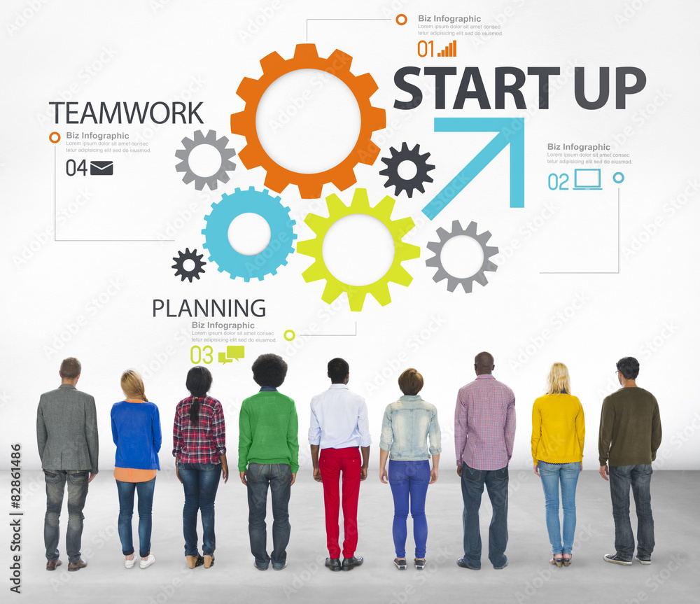 Startup New Business Plan Strategy Teamwork Concept Startup New Business Plan Strategy Teamwork Concept