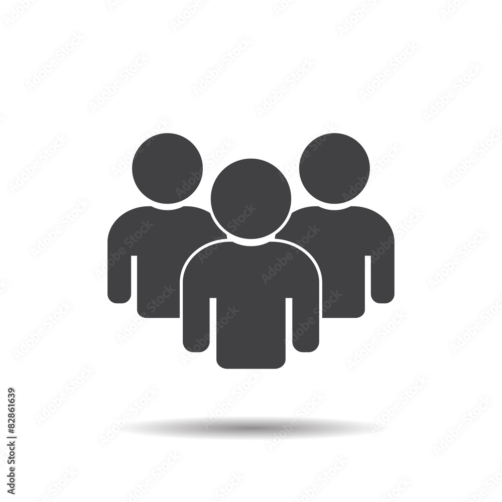 Group people icon teamwork vector illustration Group people icon teamwork vector illustration