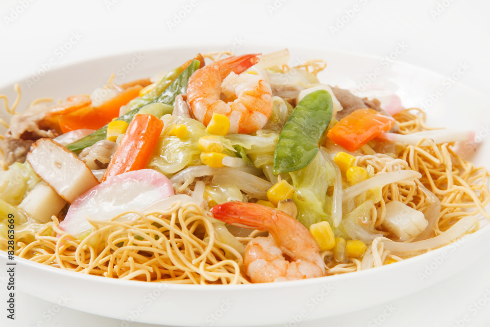 皿うどん 皿うどん
