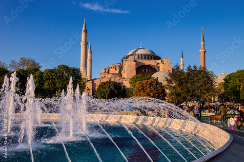 Fountain in front of the mosque, Istanbul, Turkey