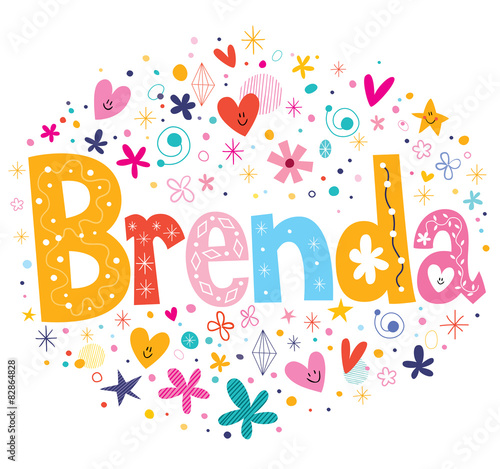 Brenda name design photo