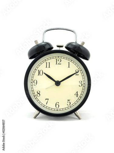 Isolated Allarm clock on white background