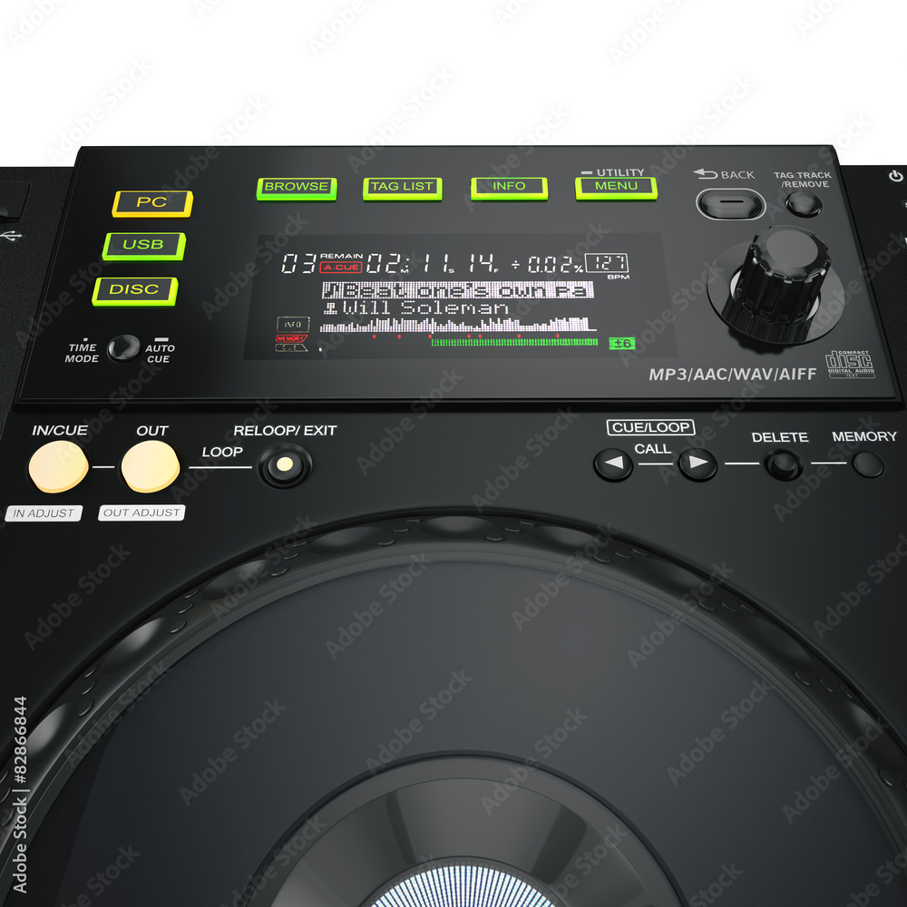 Fototapeta premium Modern CD player