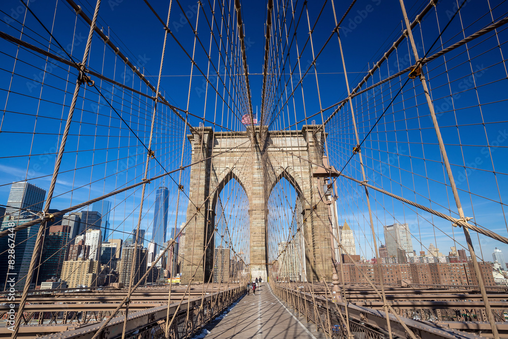 Fototapeta premium Most Brookliński w Nowym Jorku