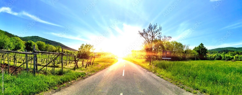 Obraz premium The way of your journey is in front of you!