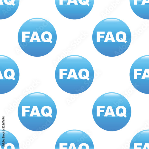 FAQ sign pattern