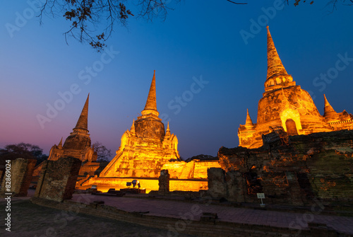 Wat phra sri sanphet ,World heritage ,Ayutthaya ,Thailand