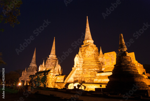 Wat phra sri sanphet ,World heritage ,Ayutthaya ,Thailand