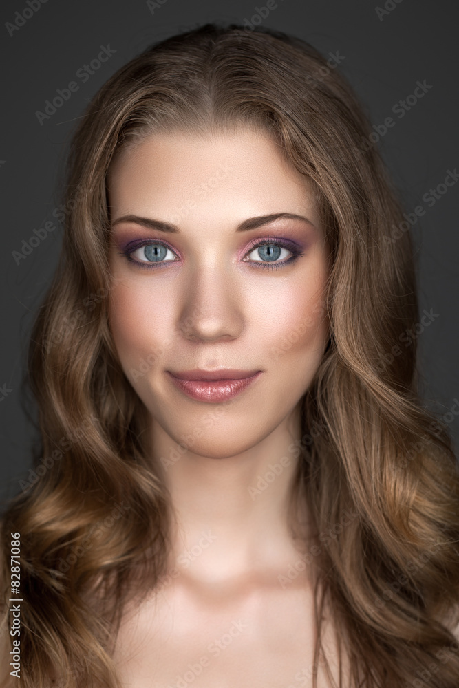 Fototapeta premium portrait of the young beautiful girl