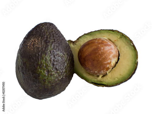 Avocado, freigestellt photo