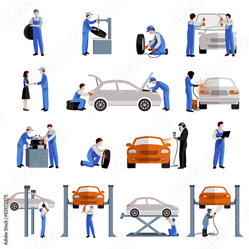 Mechanic Icons Set