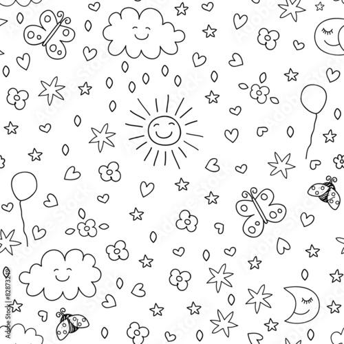 seamless pattern for kids