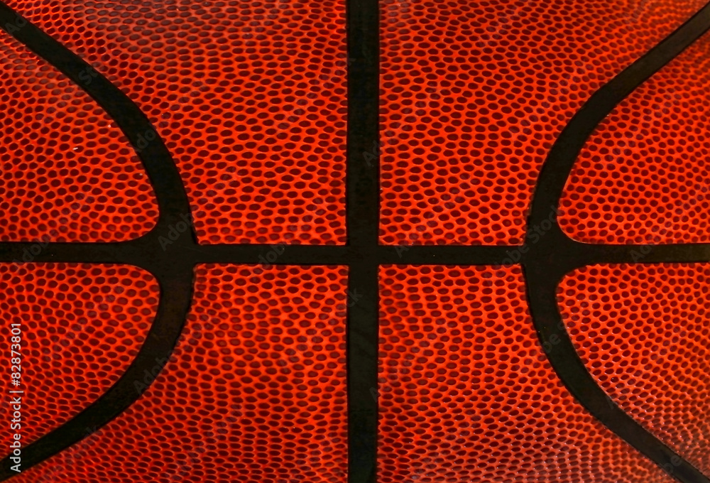 Obraz premium Basket ball macro 
