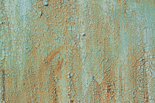 Принти на полотні texture of old green peeling paint