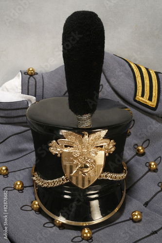 Authentic West Point military uniform with hat.