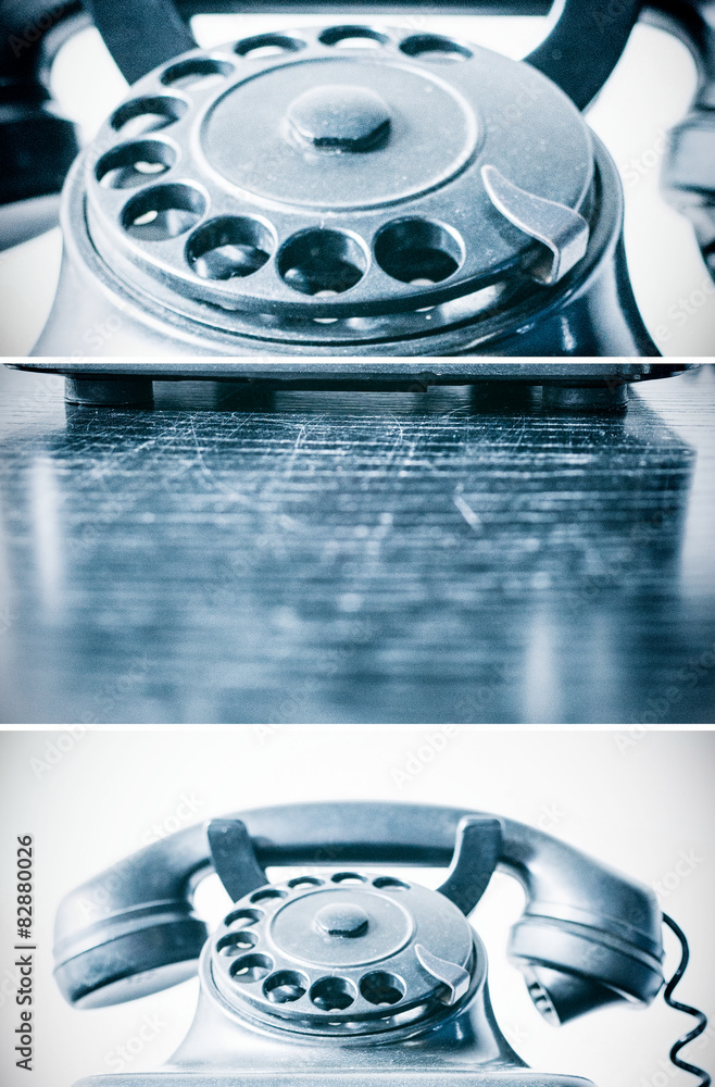 Fotografie the blue telephone II