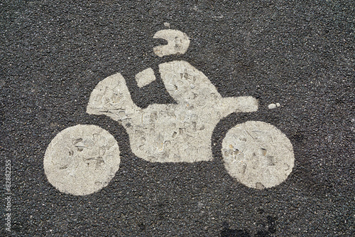 Motorradparkplatz