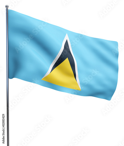 Saint Lucia Flag Image